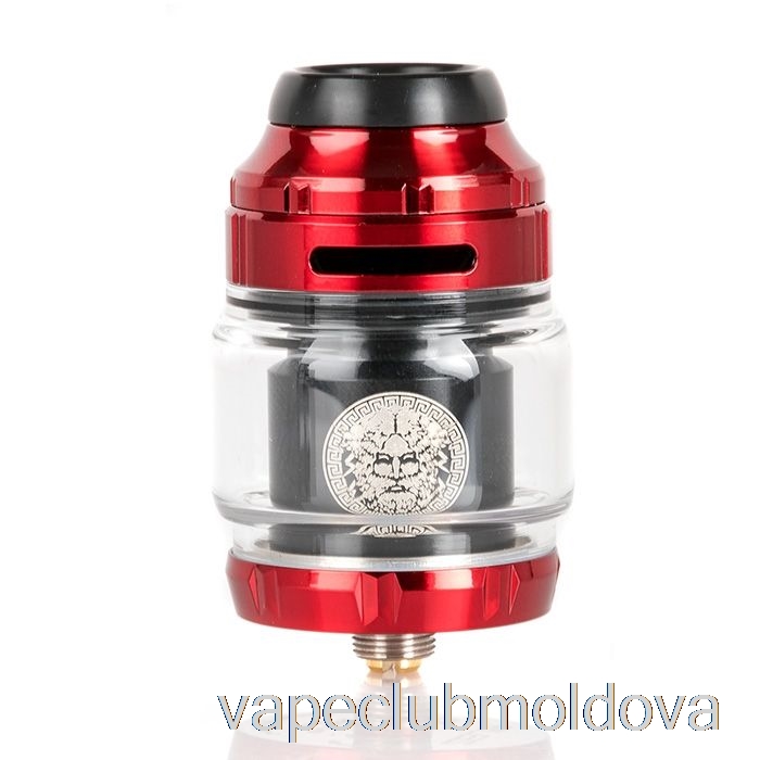 Kit Vape Pod Geek Vape Zeus X 25 Mm Rta (zx Rta) Roșu și Negru